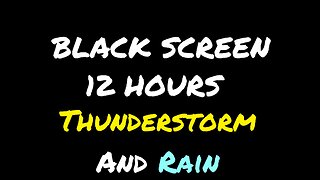Thunder n Rain - Black Screen - SoundingSleeply