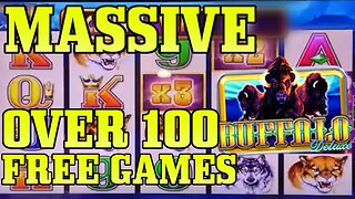 I BROKE My RECORD | My Biggest HANDPAY JACKPOT Ever on High Limit Buffalo Deluxe - 111 Free Games!