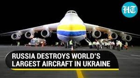 World's largest aircraft feared destroyed by Russian strikes in Ukraine | Antonov AN-225 | WION News