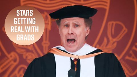7 brutally honest (but funny) celeb grad speeches