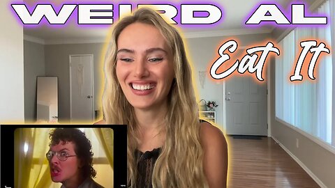 Weird Al-Eat It! Russian Girl First Time Hearing!!