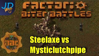 Factorio PvP Biter Battles ⚙️ BBChampions ⚙️ Steelaxe vs Mysticlutchpipe