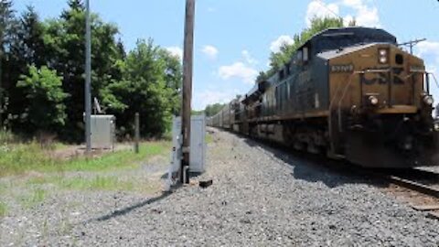 CSX Q217 Autorack Train Part 1 from Lodi, Ohio August 3, 2021