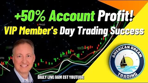 Achieving Excellence - VIP Member's +50% Account Profit In The Stock Market