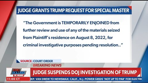 Breaking: Judge Rules Trump To Use Special Master To Review Case Brought Against Him By The DOJ