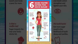 6 Signs your eating too much sugar