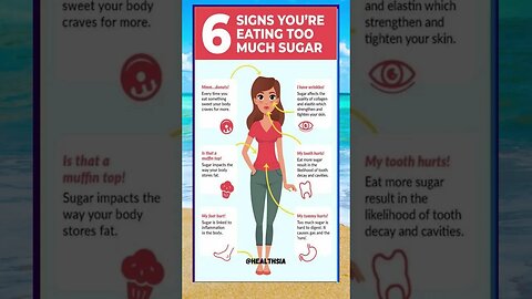 6 Signs your eating too much sugar