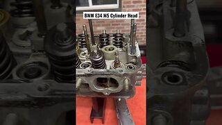 BMW E34 M5 Cylinder Head #bmw #bmwm5 #diy #bmwe34 #restoration #cars #automotive #mechanic #tools
