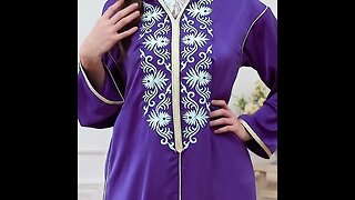 Hooded Moroccan Kaftan 2 Pieces Long Dresses Women | ʟɪɴᴋ ɪɴ ᴛʜᴇ ᴅᴇꜱᴄʀɪᴘᴛɪᴏɴ 👇 ᴛᴏ ʙᴜʏ