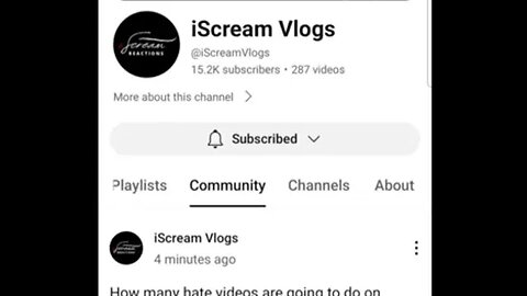 What Crawled Up Iscream Vlogs?!