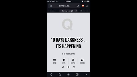 Q Clock 03/02/2024 10 Days of Darkness : DC