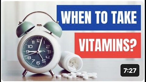 When Is the Best Time to Take Vitamins?