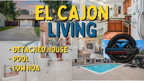 El Cajon Living! Detached House, Pool and Low HOA #Home #SanDiego #Kw #SanDiegoHomes