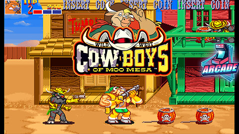 Wild West C.O.W.-Boys of Moo Mesa - (ARCADE - FULL GAME) - Longplay/Playthrough