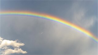 Drone films 360° rainbow in Ireland skies, and it's gorgeous