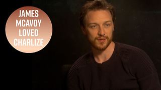 James McAvoy can't stop gushing about Charlize Theron