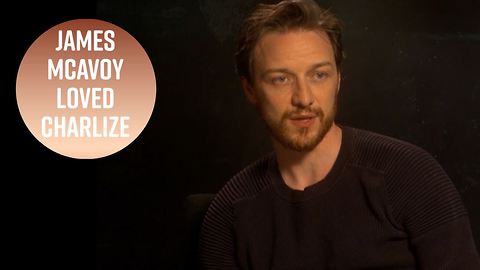 James McAvoy can't stop gushing about Charlize Theron