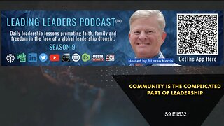 COMMUNITY IS THE COMPLICATED PART OF LEADERSHIP