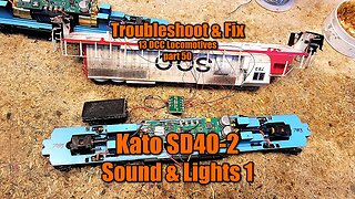 13 FIX 50 HO Scale Kato SD40-2 Lights and Sound 1