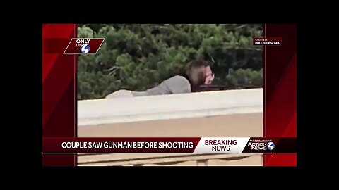 Photo shows gunman on roof before firing shots at Trump rally