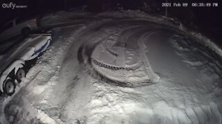 Snow 4 wheel plow and donuts