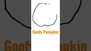 Super Goofy Pumpkin Drawing #halloween #halloween2022 #pumpkin