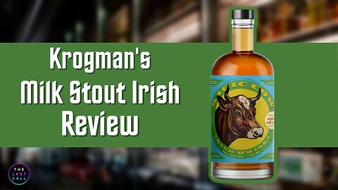 Krogman's Magic Cow Milk Stout Finished Irish Whiskey Review!