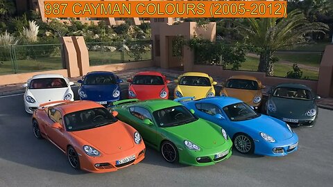 Porsche Cayman Colours 987, 981, 718 #porsche #cayman #911 #quranenglish