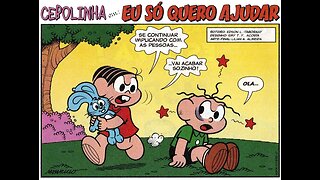 Cebolinha em-Eu só quero ajudar | Gibis do Rapha 2