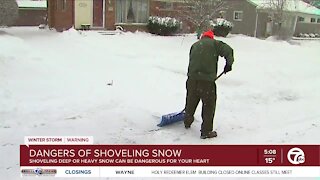 Look out for these health risks while shoveling snow, local doctor says