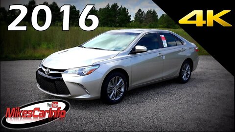 2016 Toyota Camry SE - Ultimate In-Depth Look in 4K