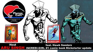 One more day to back Incredi-Girl #1 campaign on Kickstarter w' the Creative Team