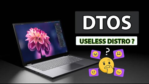Linux | First Look At DTOS | Possibly The Most Useless Distro !!! The Linux Tube
