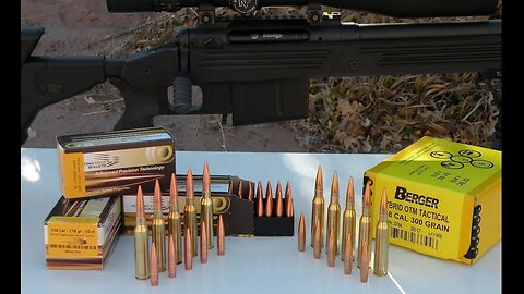 338 Lapua Solid Copper vs Lead Core Bullets