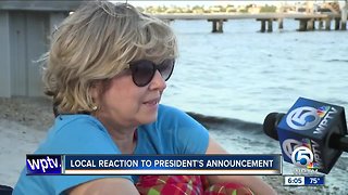 Locals react to Trump's proposal