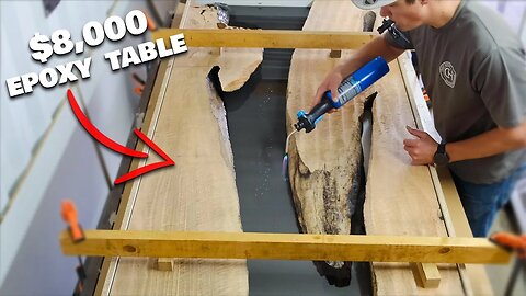 POV $8000 Epoxy Table Build (uncut)