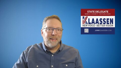 John Klaassen - 2022 Indiana Delegate - Noble County Indiana