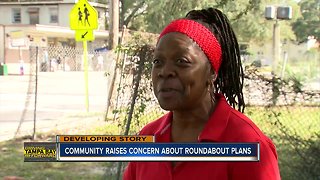 Some residents concerned about planned roundabout near school