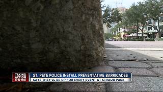 Concrete barricades could be added permanently to protect St Pete crowds