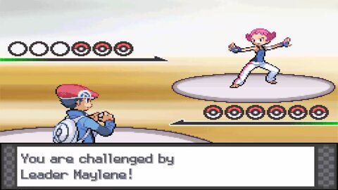 Pokemon Platinum - Veilstone Gym Leader Battle: Maylene