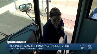 Sunnyside schools using hospital grade spraying to keep students safe