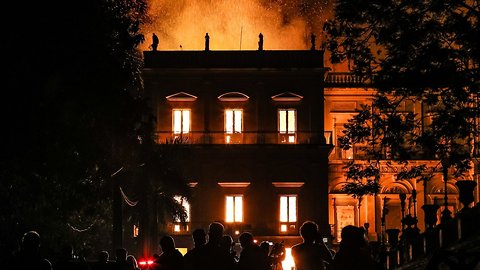 Police, Protestors Clash After Brazil's National Museum Fire