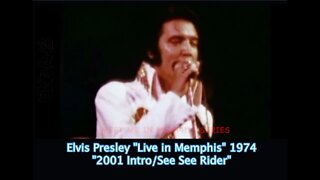 Elvis Presley "Live in Memphis" 1974-Mixed with multiple fan 8mm videos. "2001 Intro/See See Rider"
