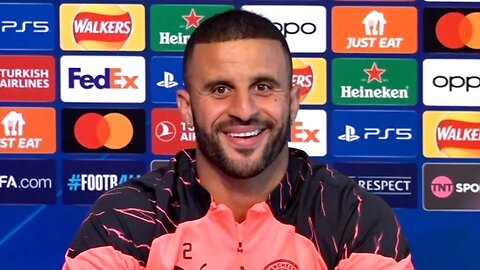 'I hope to retire here! They'll have to WHEEL ME OUT!' | Kyle Walker | Man City v Red Star Belgrade