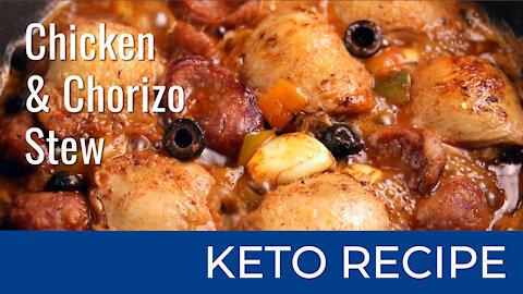 Chicken and Chorizo Stew | Keto Diet Recipes