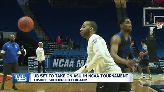 Horns up! Both UB Men's and Women's basketball teams are gearing up NCAA tournament