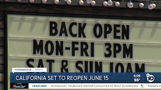 State plans June 15 reopening date