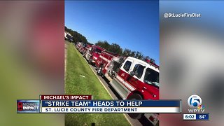 St. Lucie County Fire Rescue sends strike team to help Michael victims