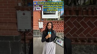 🚨 QUITAN OBRA BLASFEMA DONDE INSULTABAN A LA VIRGEN DE GUADALUPE EN CENTRO DE TLALPAN