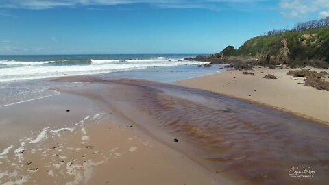 Shipwreck Creek Mallacoota 12 March 2022 by drone